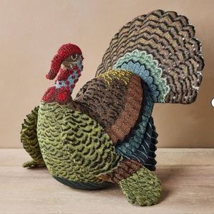 Fall Turkey Shaped Pillow - John Derian for Target